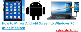 android screen mirroring using mobizen