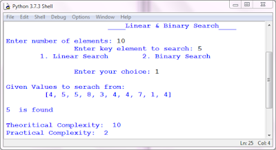 Linear & Binary Search