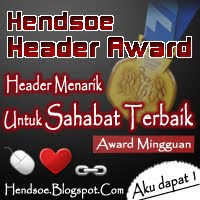 Hendsoe Blog Header Award