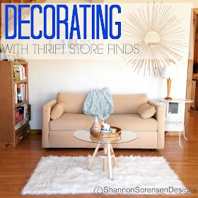 decorating with thrifted furniture and diy on a budget