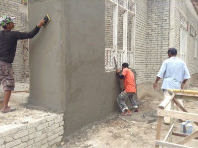 Kerja Kerja Melepa Plaster Dinding Rumah  Membina Rumah  