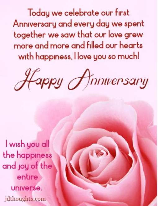 Anniversary messages for him