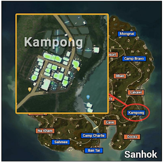 Map Sanhok - Sahmee PUBG & Lokasi Pendaratan Paling Aman lainnya di Map Sanhok PUBG Mobile