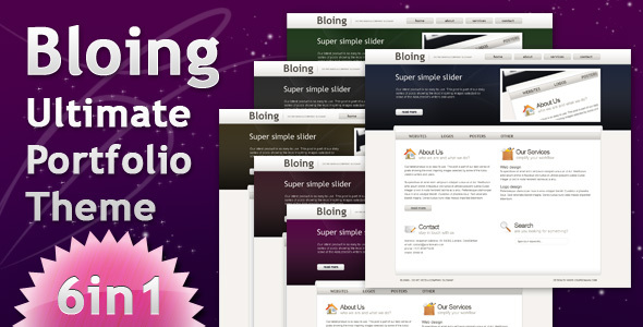 Bloing - Portfolio CMS and Blog Wordpress Theme - ThemeForest Item for Sale