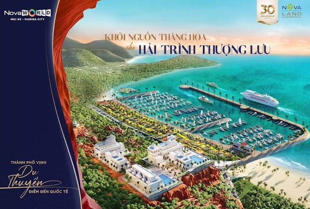 Mở bán dự án NovaWorld Mũi Né Marina City Phan Thiết Bình Thuận - biệt thự liền kề shophouse