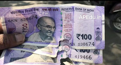 Are there any torn currency notes? Free exchange process