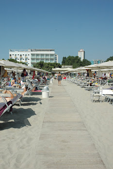 The boardwalk of our beach area