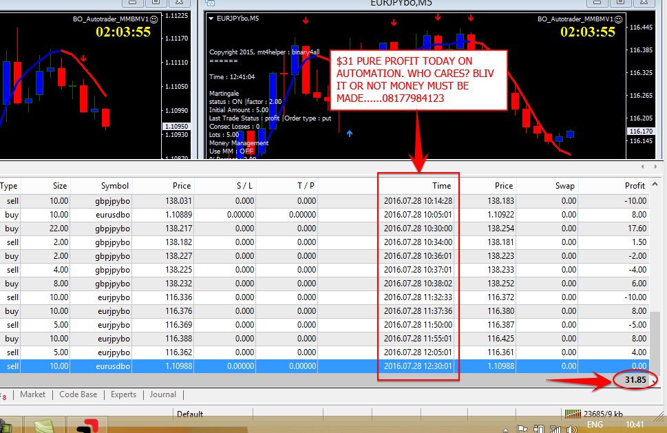 mt4 binary options robot