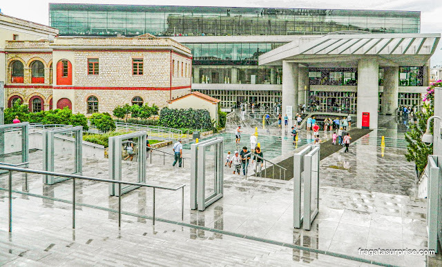 Edifício do Museu da Acrópole de Atenas