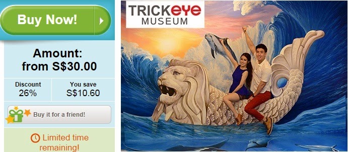 Trick Eye Museum, Underwater World and Dolphin Lagoon Show tickets offer