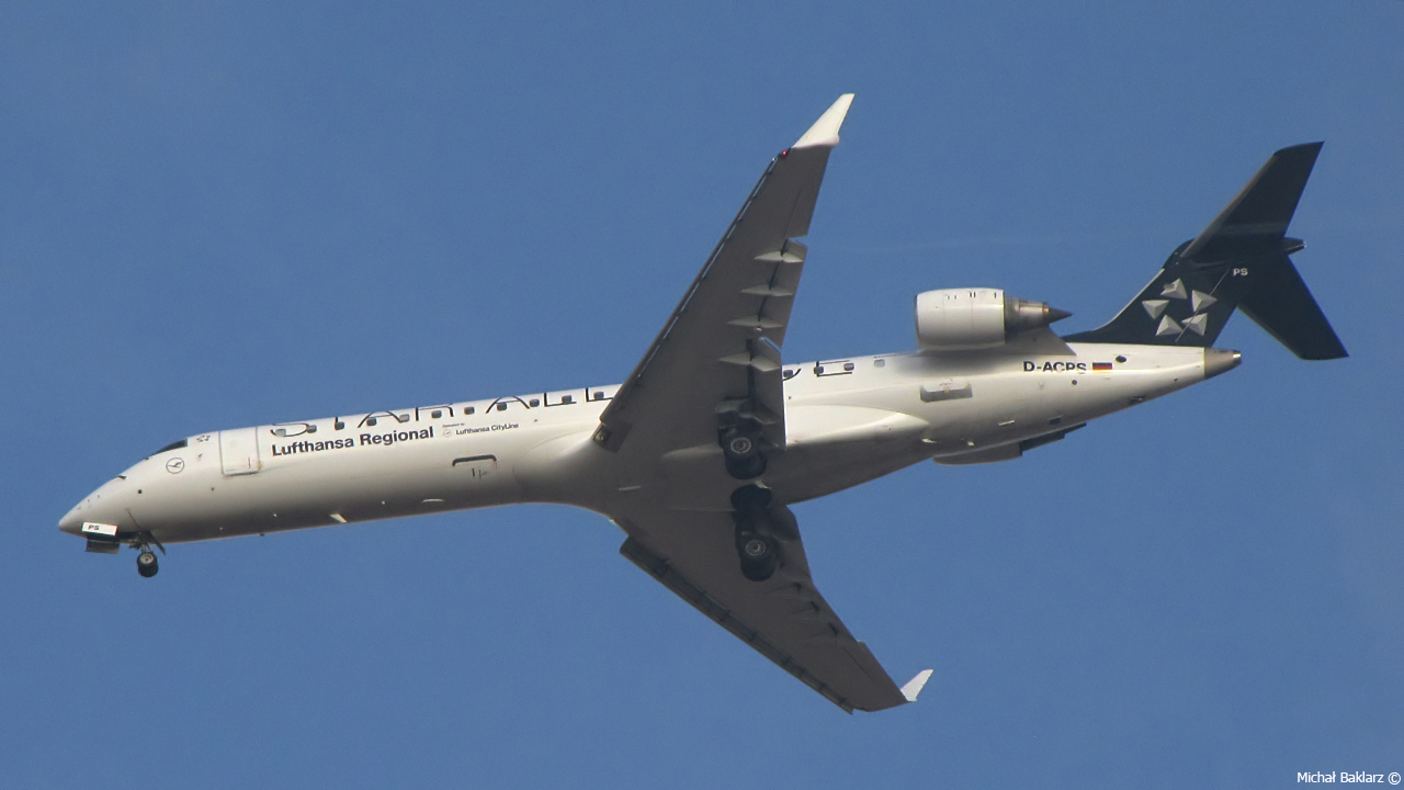 Lufthansa Regional (CityLine) D-ACPS Bombardier CRJ-701 remarks Star ...
