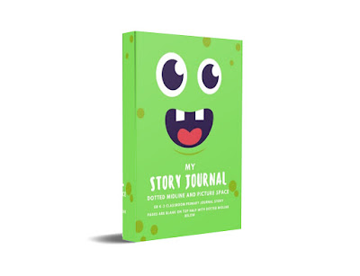 My story Journal: Dotted Midline and Picture Space • Gr K-2 Classroom Primary Journal Story