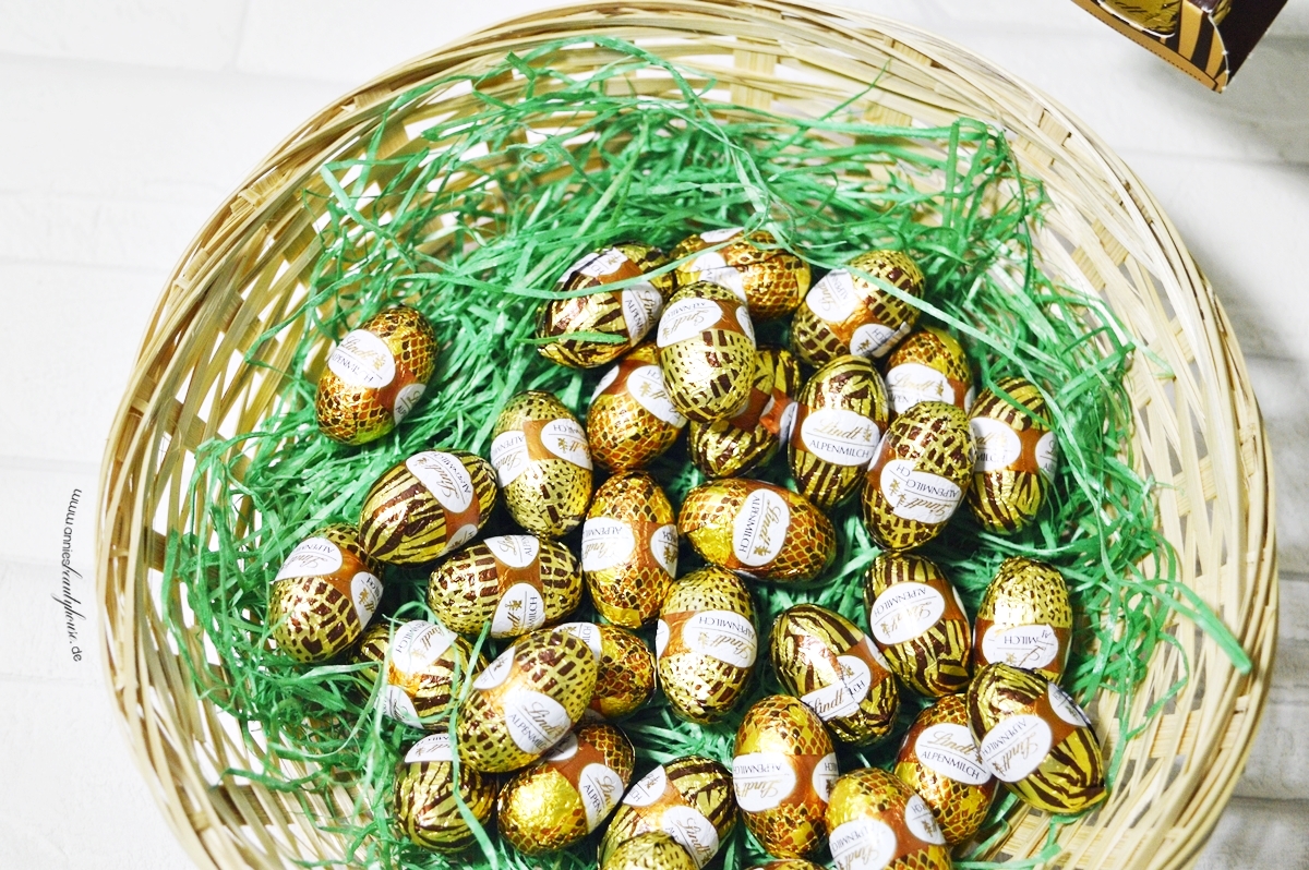 Easter bunny wears Animal Print full cream milk eggs basket