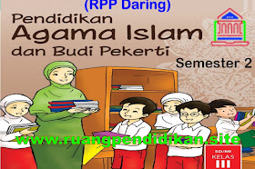 Download Contoh RPP Daring PAI Semester 2 Kelas 3 SD/MI Kurikulum 2013