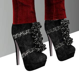 siria's designs lacy boots