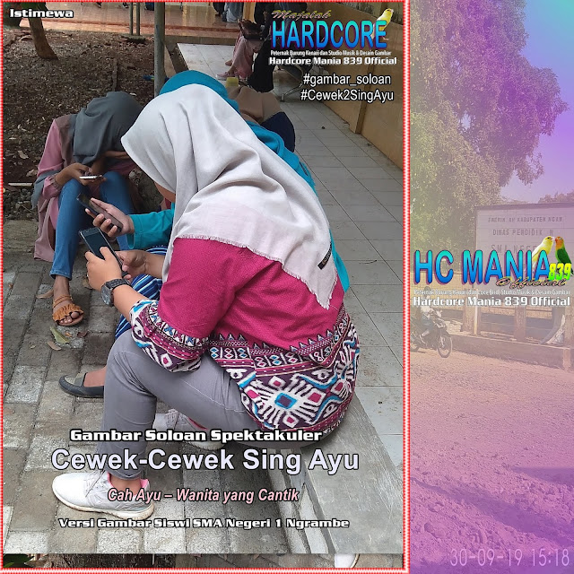 Gambar Soloan Spektakuler – Gambar Siswa-Siswi SMA Negeri 1 Ngrambe – Buku Album Gambar Soloan Edisi  7.1
