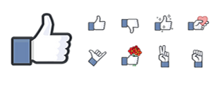 Likes Facebook Stickers