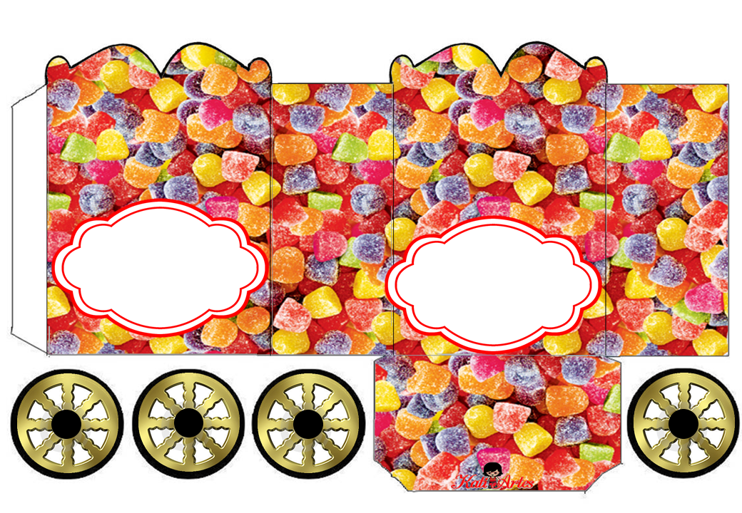 Jellies: Princess Carriage Shaped Free Printable Box.