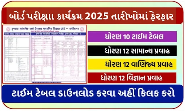 GSHEB Board New Exam Date Announced, Click Here To Check Exam Date Quickly @gseb.org