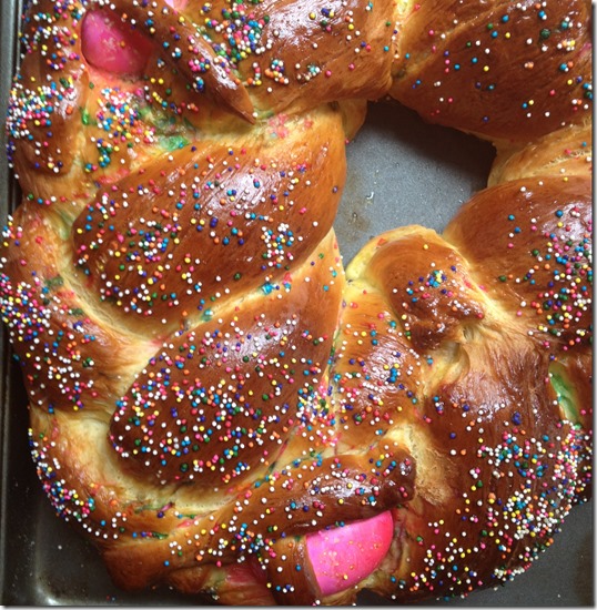 Italian Easter Bread An Easter Wreath Bread Savoring Italy