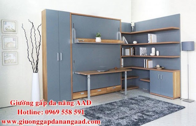 Giường gấp dọc đa năng cao cấp GAAD1