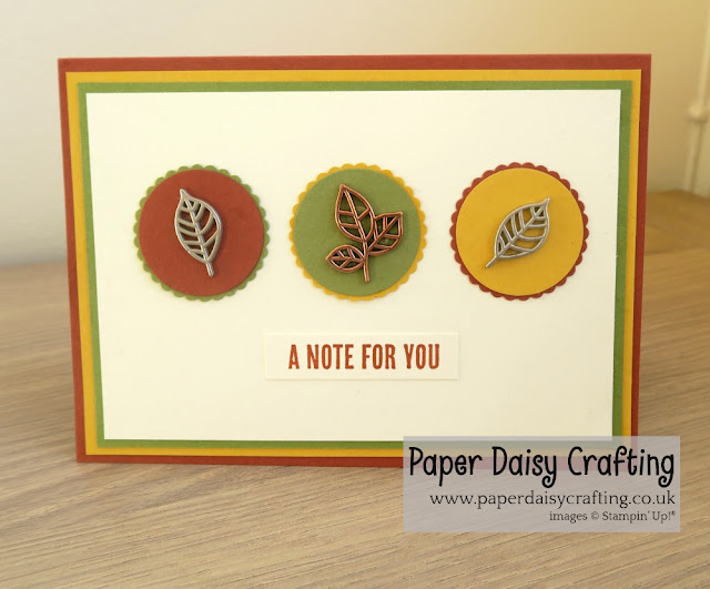 Autumn card with Stampin Up