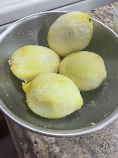 Lemon infused honey