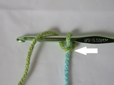 crochet, how to, chain, yarn over