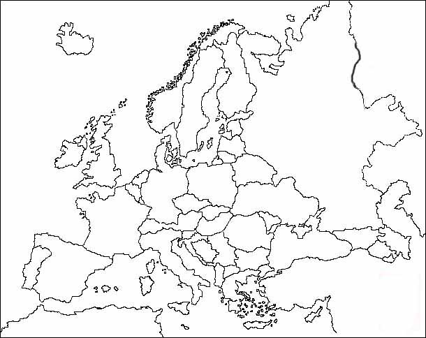 mapa de europa mudo. Mapas, mapas y más mapas