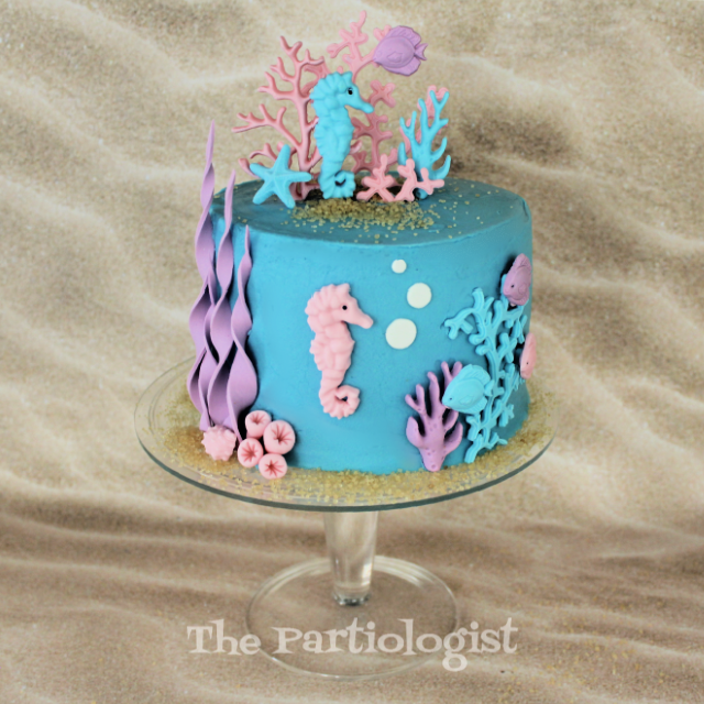 The Partiologist: Under the Sea 1st Birthday Smash Cake!