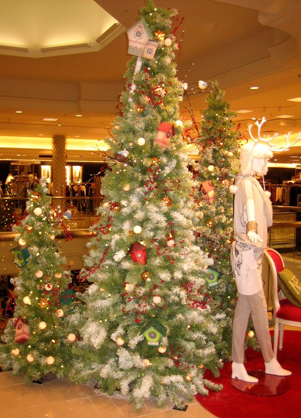 Trip to Cherry Creek Shopping Center - Mall Christmas Trees