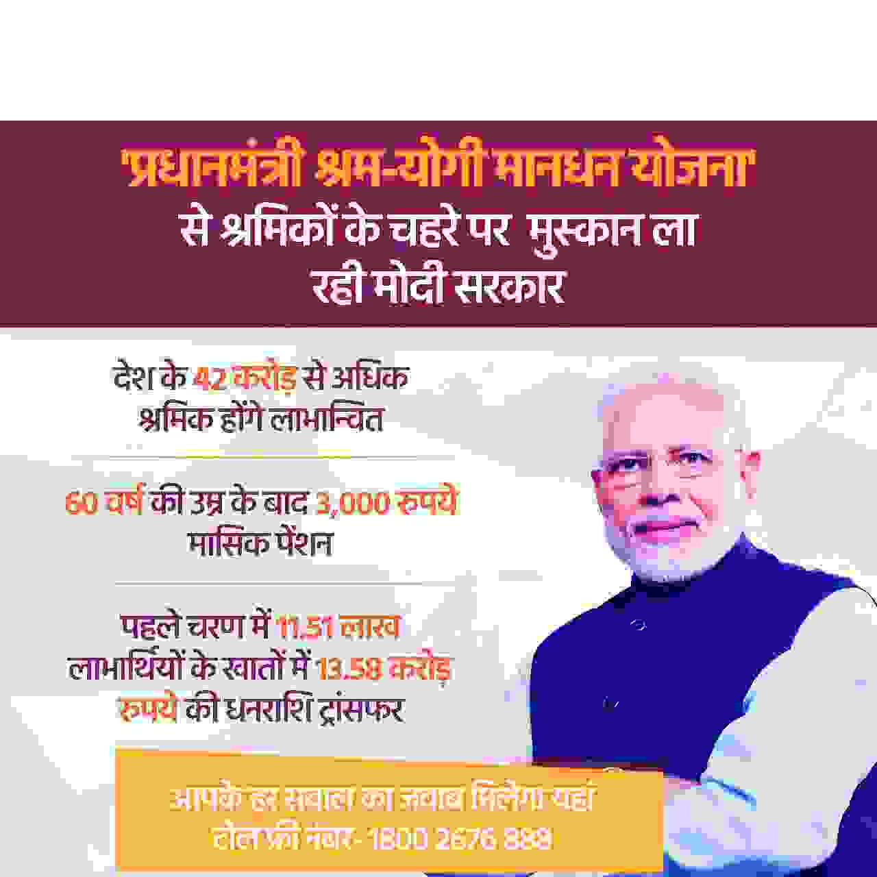 Prime Minister Shram Yogi Mandhan Pension Scheme