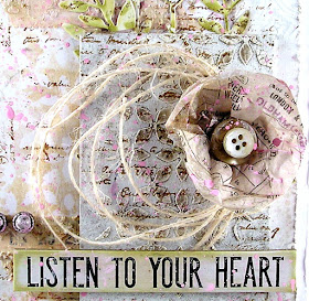 Tim Holtz Idea-ology collage paper travel Stampers Anonymous Entomology Dina Wakely Media Tape Sizzix Wildflowers Stems #1 Distress Stain Spray Picked Raspberry Ranger Layering Stencil Nordic Holiday Knit for The Funkie Junkie Boutique 