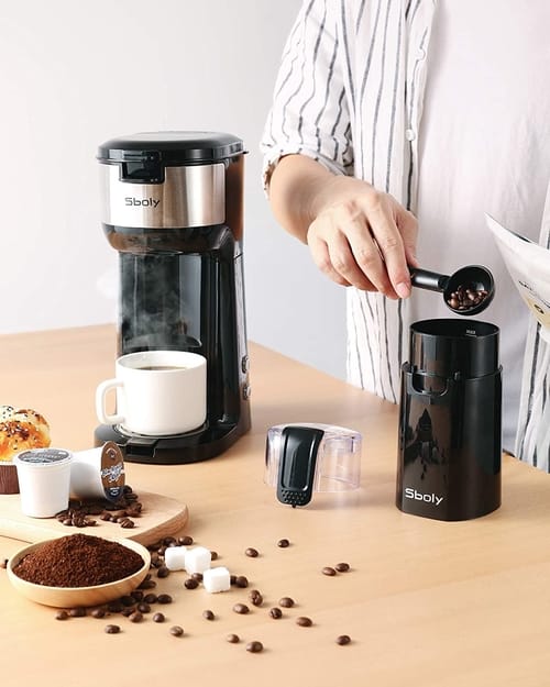 Sboly Coffee Maker with Grinder