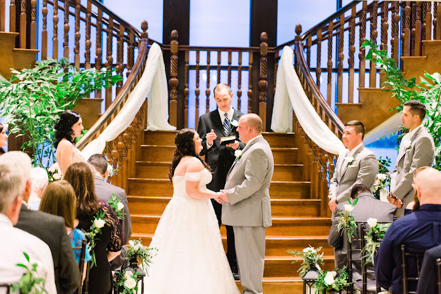 At the alter; Atlast weddings; Tavares Pavilion on the Lake