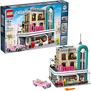 LEGO Creator Expert Downtown Diner 10260 Building Kit, Model Set and Assembly Toy for Kids and Adults (2480 Pieces)