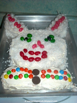 Margaret's Morsels | Easter Bunny Cake