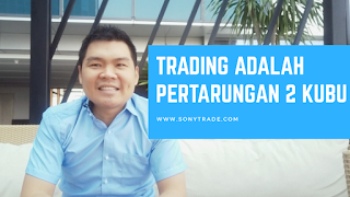 trading adalah pertarungan kubu buyer dan seller. pembeli penjual. follow counter trend