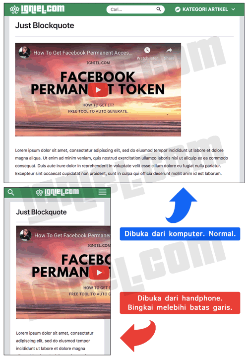 Cara Terbaru Memasang Video Youtube Responsive di Blog