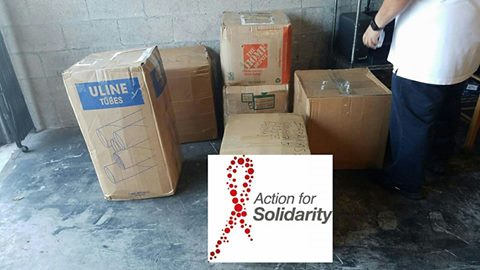 Action for Solidarity en Miami realizó significativo donativos a Move Org para ser transportados a Venezuela.