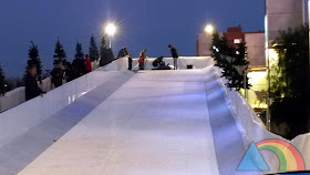 Tobogán gigante de hielo