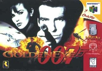 Box art for Nintendo 64 game GoldenEye 007