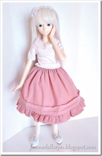 After the petticoat, Hikaru's skirt is suddenly much fuller looking and poufier.  