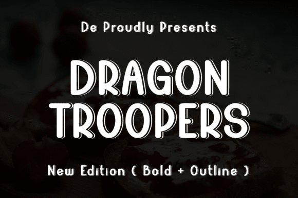 Dragon Troopers NE Font