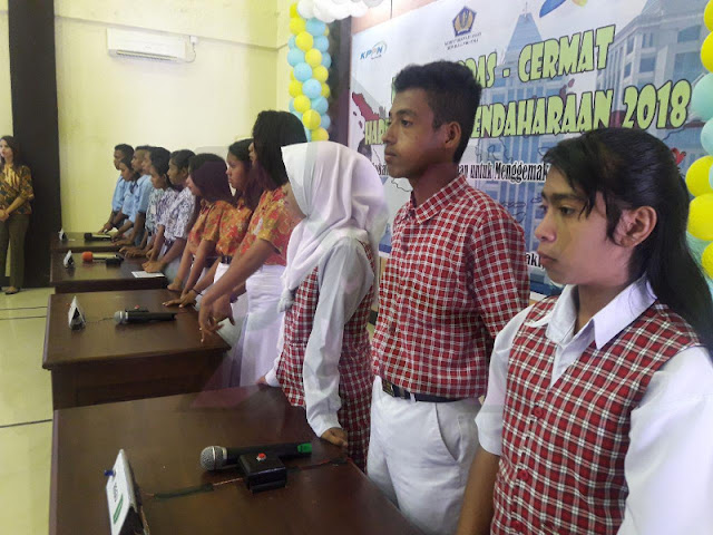 KPPN Saumlaki Gelar Lomba Cerdas Cermat Bagi Siswa-Siswa di Tanimbar