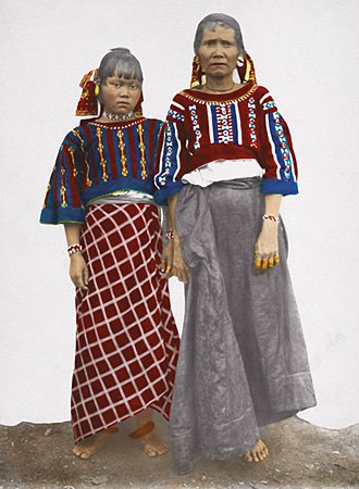 Tiruray women in native dress Tiruray clothes costume