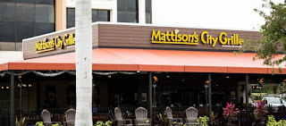 The patio and entrance to Mattison's riverwalk Grille in Bradenton, Florida