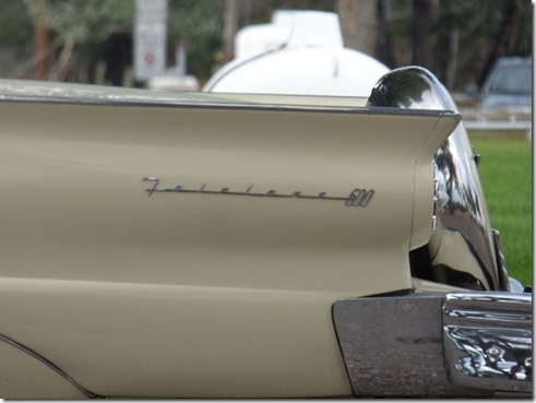 Ford Fairlane 500 Convertible at Maybell City Park