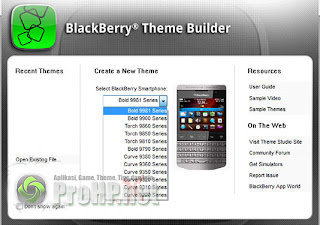 BlackBerry Theme Studio v7.1 Beta Preview 1