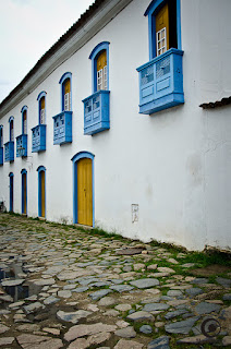 Detalhes da arquitetura colonia de Paraty, RJ